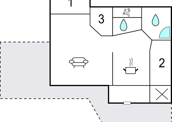 Three-bedroom In 別荘